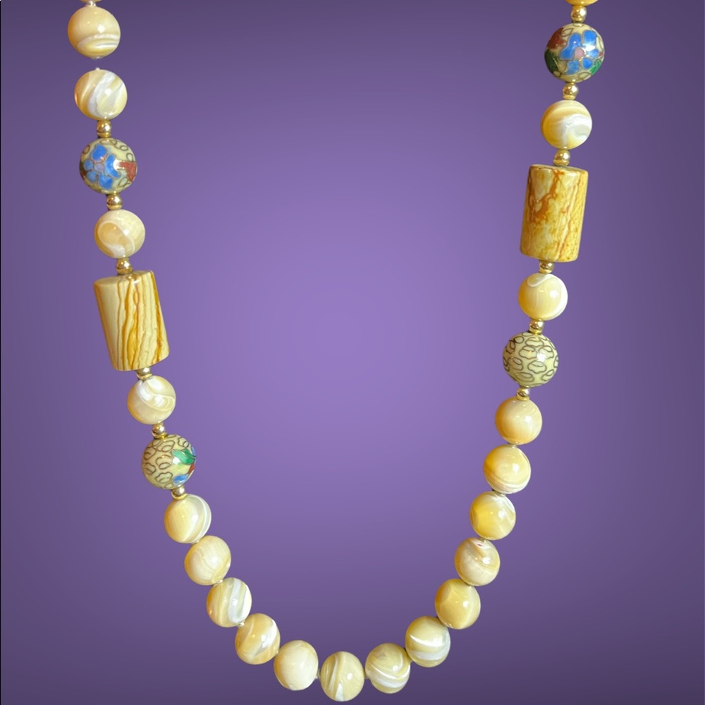 Murano Glass Bead Necklace